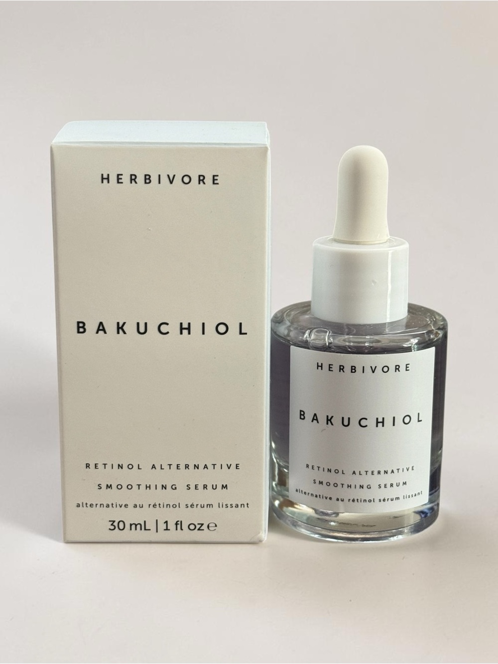 Herbivore Bakuchiol Retinol Alternative Smoothing Serum 1 oz / 30ml NEW